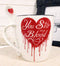 Ebros Vampire Love Valentine You Stir My Blood Coffee Ceramic Cup Mug And Spoon Set