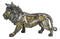 Steampunk Pressure Valve Bionic Geared Cyborg Lion King Prowling Figurine