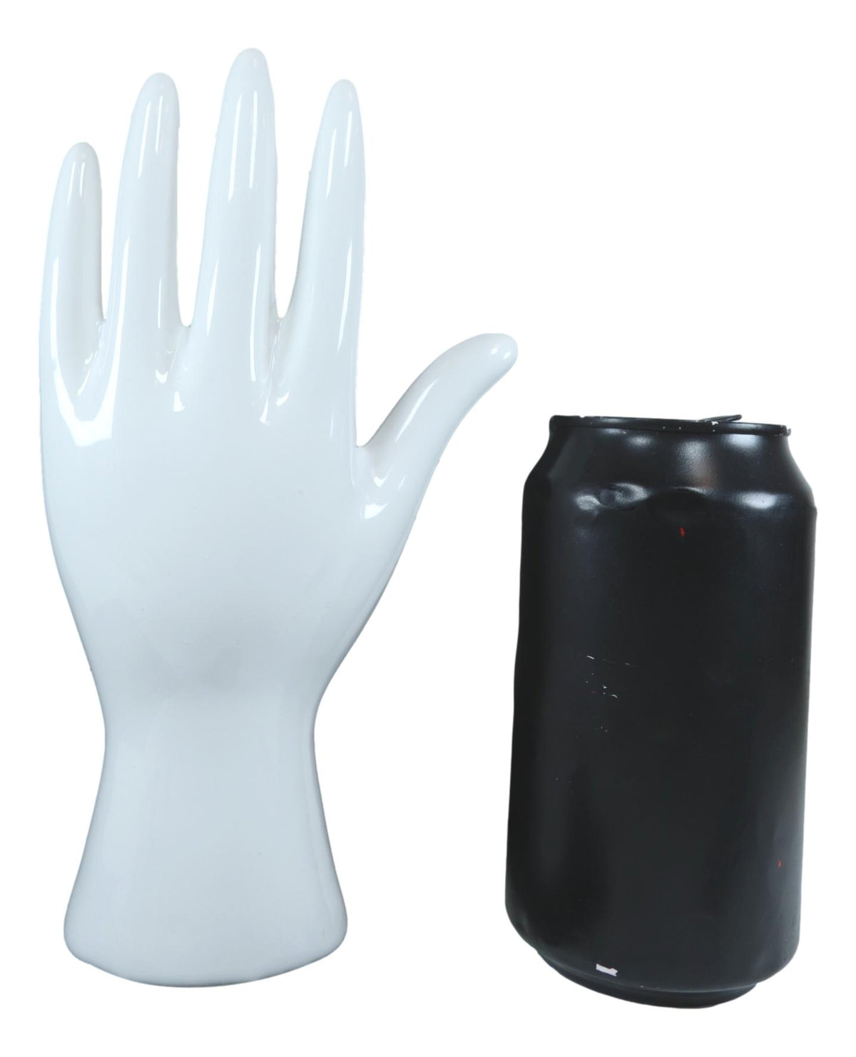 Psychic Fortune Teller Palmistry White Hand Palm Ceramic Figurine Jewelry Holder