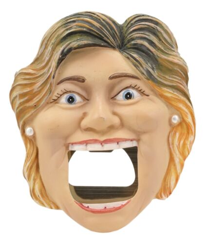 Secretary of State Democratic Hillary Clinton Beer Bottle Cap Opener Set Of 2