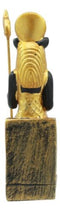 Egyptian Solar Lioness Goddess Sekhmet On Throne Dollhouse Miniature 3"H