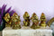 Set of 12 Hindu Elephant God Ganapati Ganesha In Baby Form Miniature Figurines