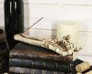 Ebros Bone Chilling Skeleton Arm and Hand Incense Stick Holder Display Stand Figurine