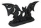 Lunaeca Gothic Lunar Moon Phases Cutout Winged Vampire Bat Votive Candle Holder