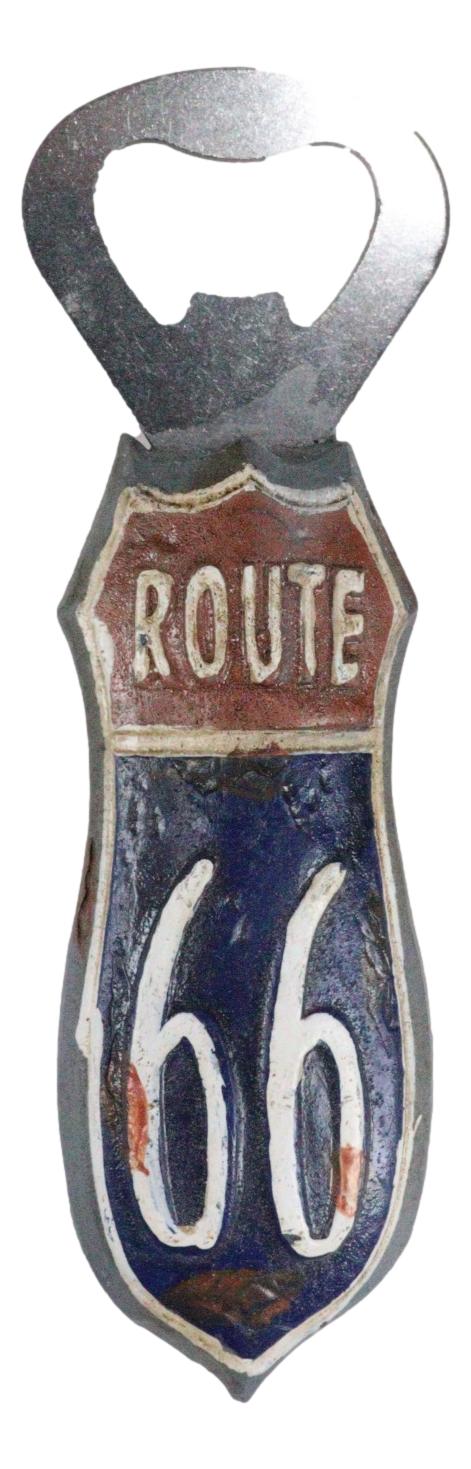 Pack of 3 Vintage Route 66 Highway Sign Nostalgic Hand Bottle Cap Opener Novelty