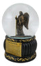 Christian Holy Archangel Saint Raphael Angel Of Healing Water Globe Figurine