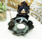 Ebros Feng Shui Zen Lotus Flower Incense Cone & Stick Burner Candle Holder Figurine