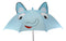 Ebros Gift Children Kids Animated Colorful Pop Up Umbrella 33" Diameter Animal Themed Umbrellas with 3D Ears Or Eyes Fun Child Friendly Playing in The Rain (Blue Safari Baby Elephant)