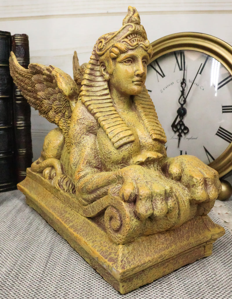 Ebros Egyptian Gods & Pharaohs Sphinx Lioness Guardian Figurine Egyptian Deity