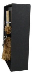Wicca Witch Broom Magick Broomstick W/ Pentagram Triple Moon Pendant Lucky Charm