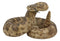 Ebros Realistic Diamondback Rattlesnake Hand Painted Taxidermy Statue 8.25"Long