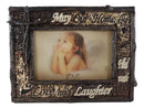 Rustic Western Faux Branchwood Cross Love And Laughter Photo Frame Sculpture