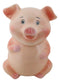 Ebros Animal Farm Bacon Porky Pig Ceramic Cookie Jar Container Figurine 8"H Babe Pigs