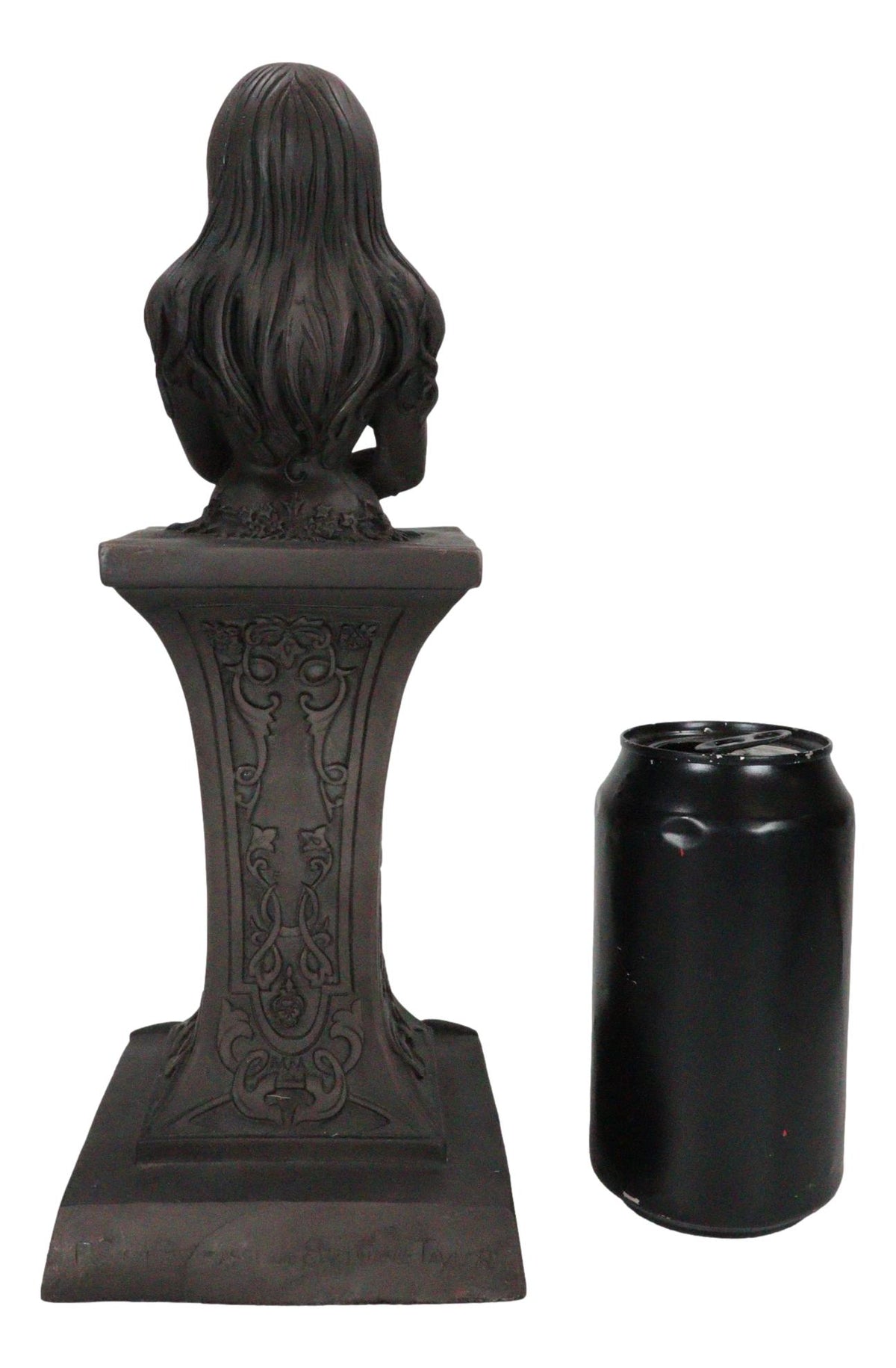 Divine Wiccan Feminine Crescent Crowned Celestial Moon Goddess Herm Sculpture
