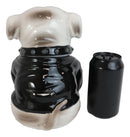 Ceramic American Gangster Bully Bulldog With Spiked Collar Cookie Jar Figurine