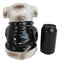 Ceramic American Gangster Bully Bulldog With Spiked Collar Cookie Jar Figurine