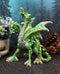 Ebros Green Earth Three Headed Dragon Hydra Roaring Statue 8" Tall Figurine