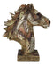 Faux Driftwood Equine Beauty Mustang Horse Head Desktop Plaque Sculpture 8.25"H