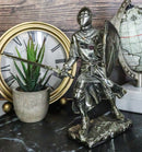 Medieval Holy Roman Empire Crusader Knight In Battle Statue Suit Of Armor Decor