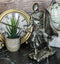 Medieval Holy Roman Empire Crusader Knight In Battle Statue Suit Of Armor Decor