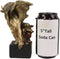 Ebros Gift 6" Tall Wild Bison and Calf Head Bust Figurine with Black Pedestal