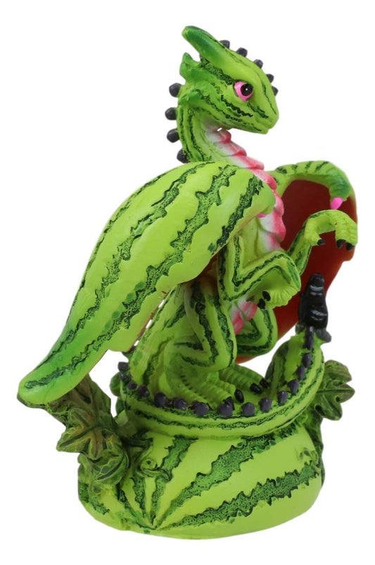 Colorful Garden Tropical Watermelon Green Thumb Dragon Statue Stanley Morrison