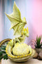 Ebros Celestial Solar Galaxy Planet Saturn Terrestrial Guardian Dragon Figurine Decor