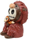 Ebros Furrybones Utan The Orangutan Hooded Skeleton Monster Collectible Sculptur