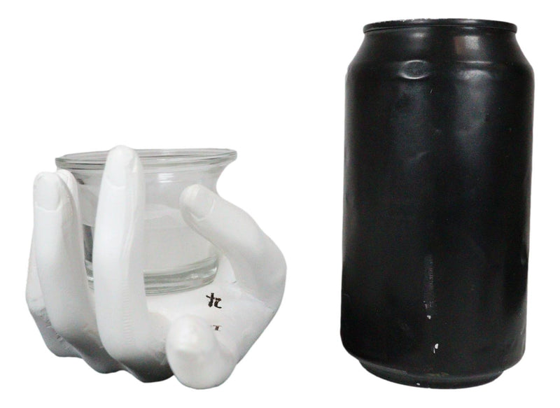 Psychic Fortune Teller Chirology Palmistry Hand Palm Votive Candle Holder Decor
