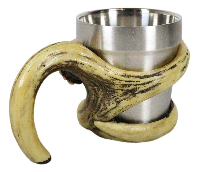 Rustic Western Forest Stag Buck Deer Antlers Artwork Standard Coffee Mug 8oz