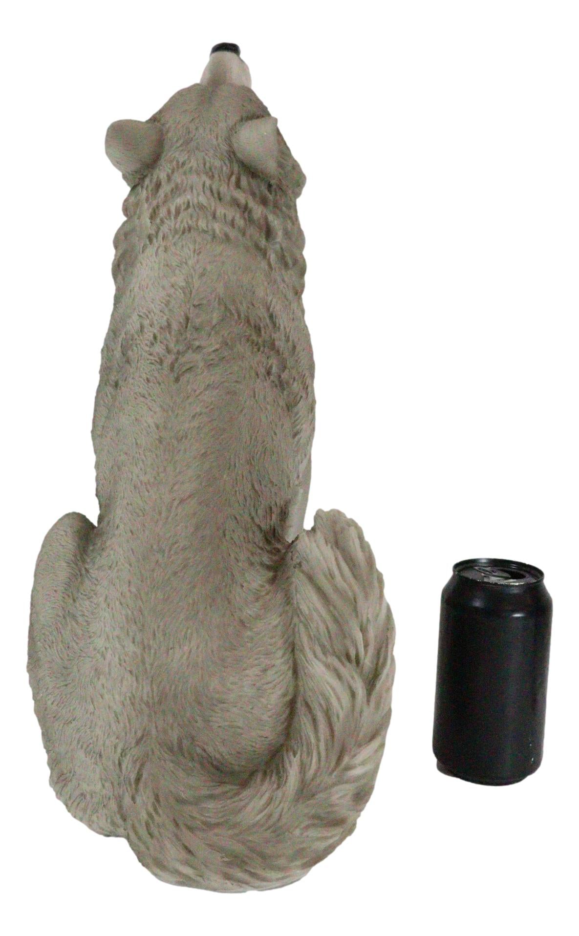 Large Howling Wolf Statue 18"H Mysterious Cries Of The Night Wolf Totem Spirit - Ebros Gift