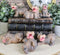 Ebros Whimsical Baby Hippo Set of 6 River Hippopotamus Small Figurines 3"H