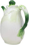 Ebros 6.75" Tall Ceramic Gourmet Fennel Carrot Herb Tea Drink Pitcher 22 Fl Oz