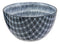 Ebros Gift Made In Japan Stylish Symmetry Contemporary Design 5"Diameter 16oz Porcelain Bowls Set Of 4 For Salad Ramen Pho Soup Cereal Home And Kitchen Decorative Bowl Gift Set (Blue Patterns)