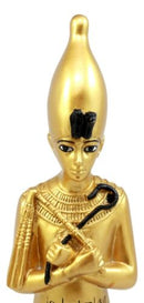 Egyptian Ushabti Funerary Figurine Shawabti Pharaoh With Hieroglyphs Statue