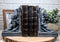 Medieval Age Gothic Sculptural The Thinker Gargoyle Bookends Figurine Set 6.25"H