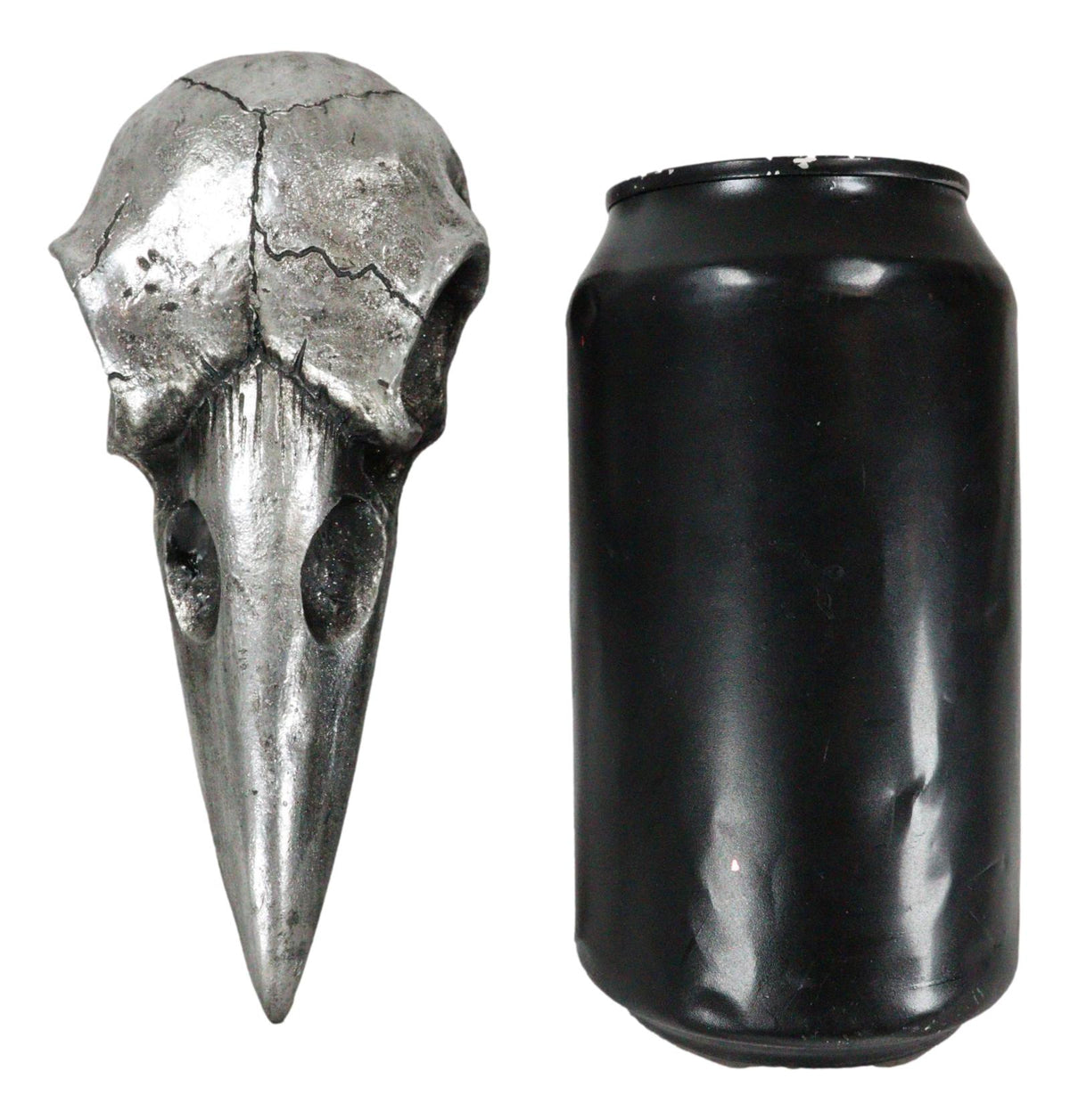 Edgar Poe Nevermore Gothic Raven Crow Skull Decorative Macabre Hand Mirror