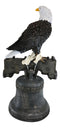 Ebros Independence Day American Patriotic Glory Bald Eagle Liberty Bell Statue
