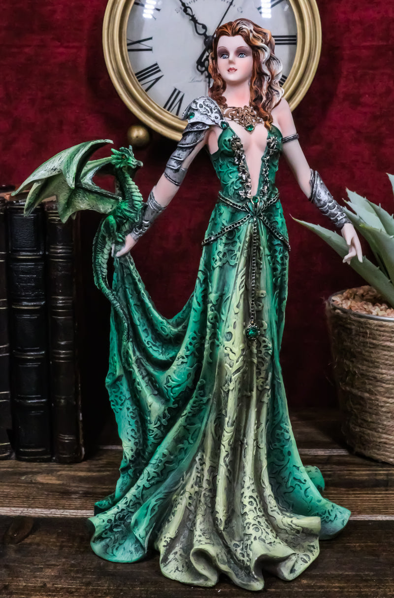 Ebros Seductive Elphaba Dragon Witch Doctor Warrior Statue 10"H By Nene Thomas