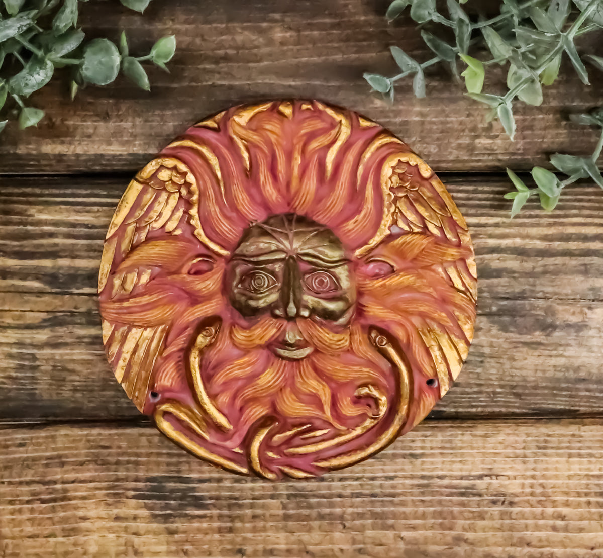 Ebros Zell Belenos Celestial Solar Radiant Celtic Sun Round Wall Decor 5.25" Dia