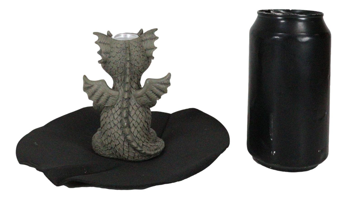 Zen Inner Peace Whimsical Garden Dragon Yoga Meditation Backflow Incense Burner
