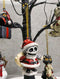 Set Of 6 Scary Merry Christmas Halloween Skeleton Santa Snowman Tree Ornaments