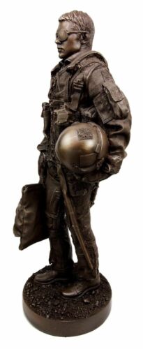 F-22 Raptor Jet Pilot Military Speed Aircraft Fighter Plane Figurine 12.25"H - Ebros Gift