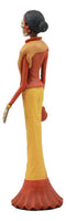 Gothic Day Of The Dead Lady Diva Skeleton With Fox Danza De Dama Figurine 8.25"H