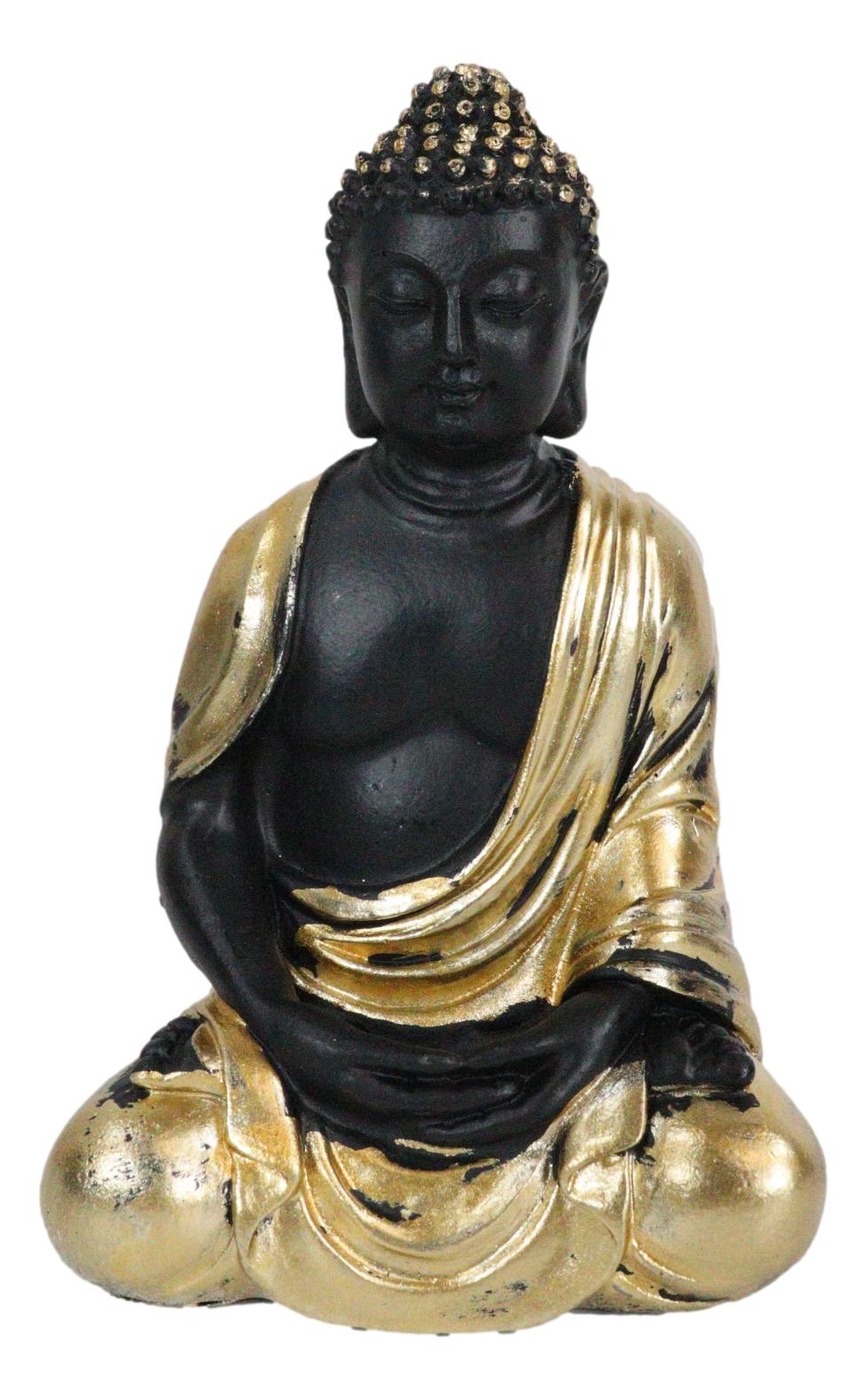 Meditating Buddha Zen Garden Kit With Lotus Candle Holders Sand Rake Succulents - Ebros Gift