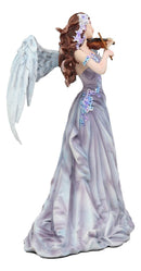 Ebros Large Inspirational Decor Angelic Lullaby Heavenly Angel Playing Violin Statue
