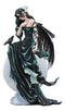 Ebros Large Gothic Lunar Eclipse Raven Fairy Statue 11"H Nene Thomas Dark Skies