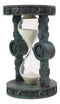 Ebros 6"Tall Church of Satan Sabbatic Goat Idol Baphomet Skull Medallion Sand Timer