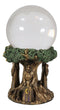 Triple Goddess Mother Maiden Crone With Celtic Tree Of Life Scrying Gazing Ball