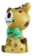 Larger Furrybones Brown Polkadot Giraffe Cute Skeleton Monster Figurine